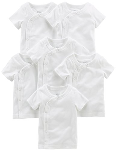 Product Cover Simple Joys by Carter's Baby 6-Pack Side-Snap Short-Sleeve Shirt