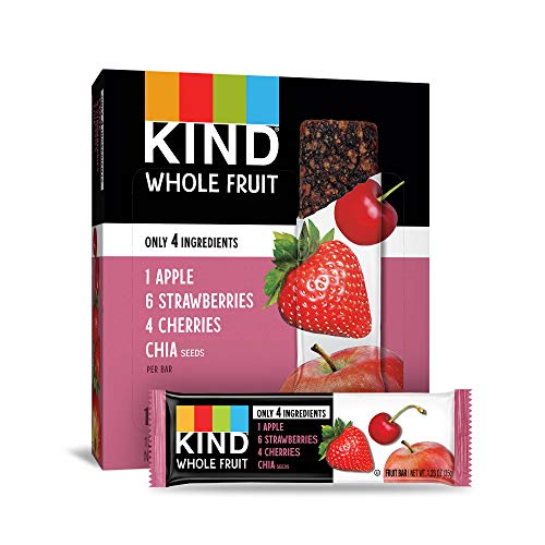 Product Cover KIND Bars, Pressed by KIND, Strawberry Apple Chia, 12 Fruit Bars, 1.2 oz (35 g) Each