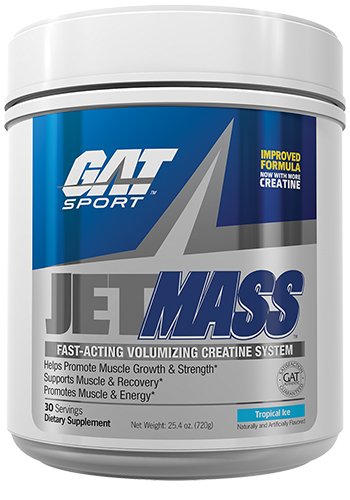 Product Cover GAT JETMASS Fast Acting, volumizing Formula Creatine System 30/S (Tropical Ice)