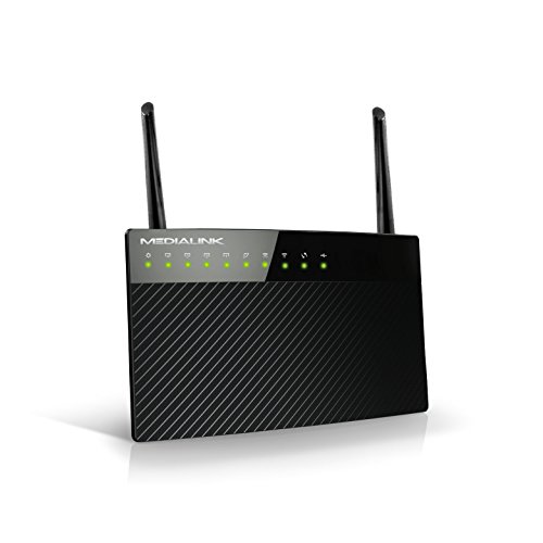 Product Cover Medialink AC1200 Wireless Gigabit Router - Gigabit (1000 Mbps) Wired Speed & AC 1200 Mbps Combined Wireless Speed (Part# MLWR-AC1200R)