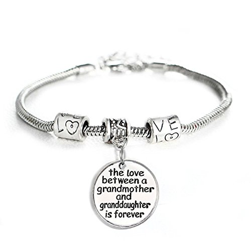 Product Cover YeeQin Love Between a Grandmother and Granddaughter is Forever Bracelet Family Jewelry