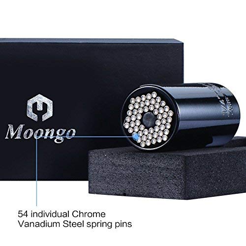 Product Cover Moongo Fathers Day Gifts, Universal Socket Professional 7mm-19mm Sockets Tools for Men Him Husband Dad Father DIY Handyman Women Son