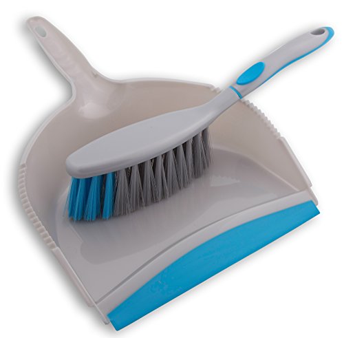 Product Cover Household Dustpan and Brush for sweeping, cleaning floors in the home, kitchen, bathroom, bedroom, garage or office