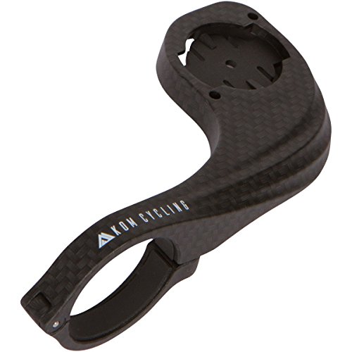 Product Cover KOM Cycling Garmin Bike Mount with Carbon Finish from Garmin Edge Mount Designed for Garmin Edge 530 and Garmin 830 and Other Garmin Models