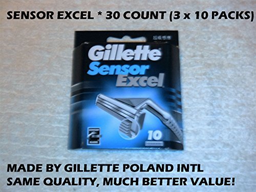 Product Cover Gillette Sensor Excel - 30 Count (3 x 10 Pack)