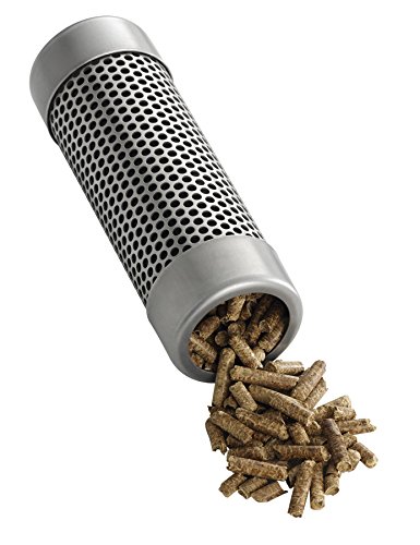 Product Cover A-Maze-N AMNTS6PF Round Pellet Tube Smoker Prefilled with 100% Wood Apple BBQ Pellets, 6 Inch