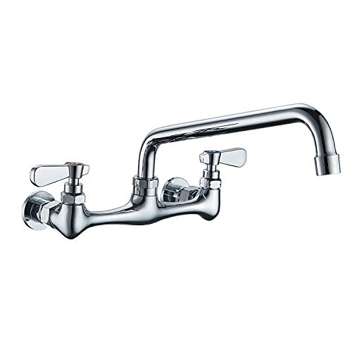 Product Cover BWE NSF No Lead Faucet Commercial Sink Wall Mount Faucet 8