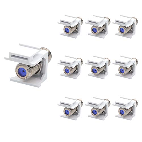 Product Cover VCE (10 Pack 3 GHz Nickel-Plated RG6 Keystone Jack Insert