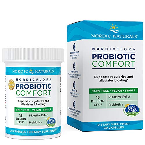 Product Cover Nordic Naturals Flora Probiotic Comfort - Probiotic for Intestinal Health, For Those With Digestive Issues, 30 Capsules