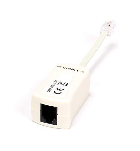 Product Cover THE CIMPLE CO - 2 Wire, 1 Line DSL Filter - for Removing Noise and Other Problems from DSL Related Phone Lines