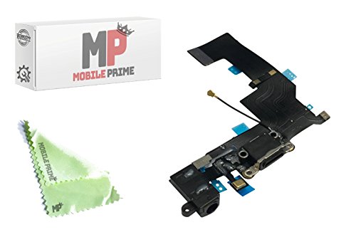 Product Cover MobilePrime Black Charging Port Replacement Compatible for iPhone SE (A1723, A1662, A1724)