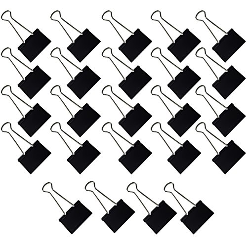 Product Cover Clipco Binder Clips Extra Large 2-inch Black (24-Pack)