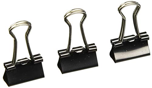 Product Cover Clipco Binder Clips Micro 1/2-Inch Black (144-Pack)