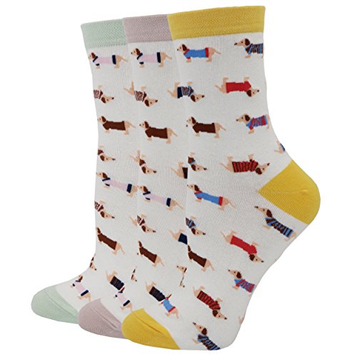 Product Cover Pomlia Women's Haute Dachshund Dog Socks Casual Crew Socks