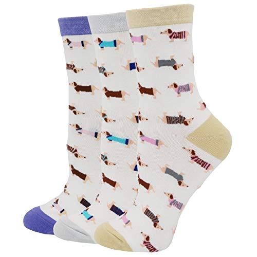 Product Cover Pomlia Women's Haute Dachshund Socks Dog Socks (OneSize, D01)