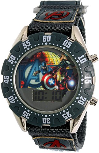 Product Cover Disney Boy's Avengers AVG2AD343 Grey Nylon Quartz Sport Watch