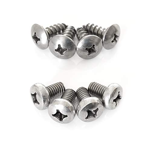Product Cover Prime Ave Stainless Steel License Plate Screws (Standard Length)