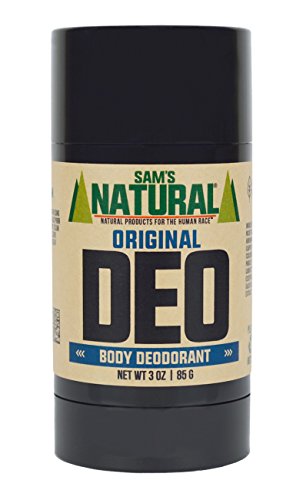 Product Cover Sam's Natural Deodorant/Deoderant - 3 oz - Natural - Vegan and Cruelty Free - America's Favorite