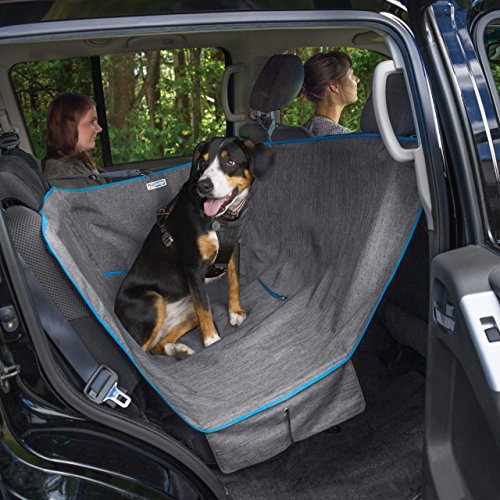 Product Cover Kurgo Wander Dog Hammock Style Seat Cover for Pets, Pet Seat Cover, Dog Car Hammock - Water-Resistant, Khaki