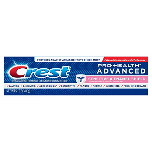 Product Cover Crest Pro-Health Advanced Sensitive & Enamel Shield Toothpaste, 5.1 oz (Packaging May Vary)