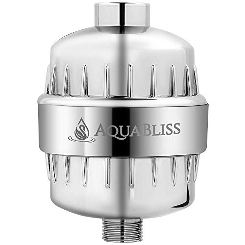 Product Cover AquaBliss High Output Beauty Shower Filter - Reduces Dry Itchy Skin, Dandruff, Eczema, and Dramatically Improves The Condition of Your Skin, Hair and Nails - Chrome (SF100)