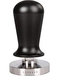 Product Cover LuxHaus 53mm Calibrated Espresso Tamper - Coffee Tamper with Spring Loaded Flat Stainless Steel Base