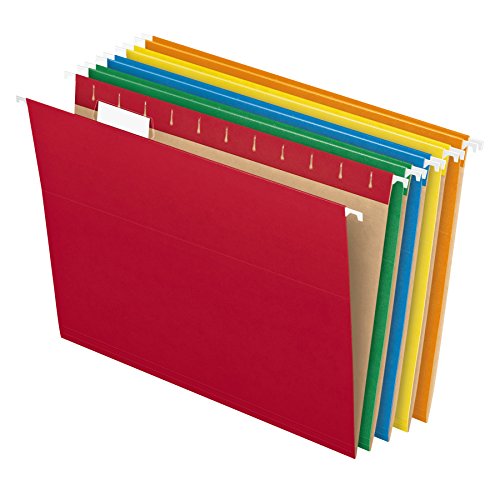 Product Cover Pendaflex Recycled Hanging File Folders, Letter Size, 5 Assorted Colors, 25 Per Box (81663)