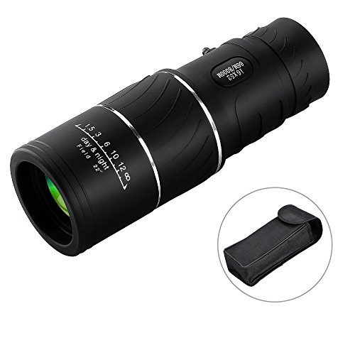 Product Cover 16x52 Monocular Dual Focus Optics Zoom Telescope, Day & Low Night Vision, for Birds Watching/Wildlife/Hunting/Camping/Hiking/Tourism/Armoring/Live Concert 66m/ 8000m