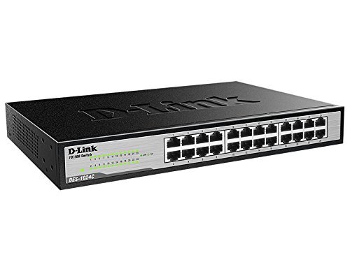 Product Cover D-Link DES-1024C 24-Port 10/100Mbps Unmanaged Ethernet Switch