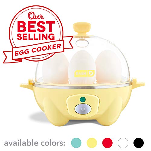 Product Cover Dash Rapid Egg Cooker: 6 Egg Capacity Electric Egg Cooker for Hard Boiled Eggs, Poached Eggs, Scrambled Eggs, or Omelets with Auto Shut Off Feature - Yellow