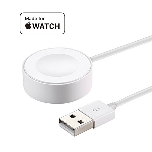 Product Cover [ MFi Certified ] iWatch Charger, OPSO Magnetic Charging Cable Compatible with iWatch 38mm 40mm 42mm 44mm Series 4 3 2 1-1.0 Feet (0.3 Meter)