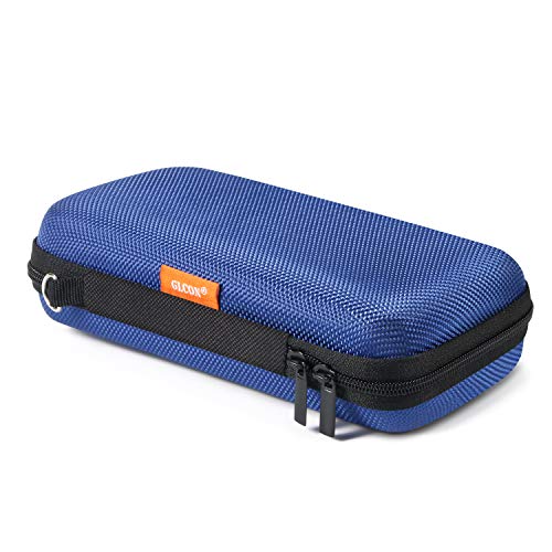Product Cover GLCON Portable Protection Hard EVA Case for External Battery,Cell Phone,GPS,Hard Drive,USB/Charging Cable,Carrying Bag Mesh Inner Pocket,Zipper Enclosure n Durable Exterior,Universal Travel Pouch Bag