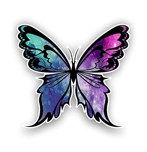 Product Cover Vinyl Junkie Graphics Monarch Butterfly Sticker 14 Custom Color Patterns (Starry Sky)