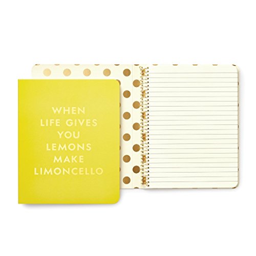 Product Cover Kate Spade Concealed Spiral Notebook, Limoncello, Bright Yellow (173244)