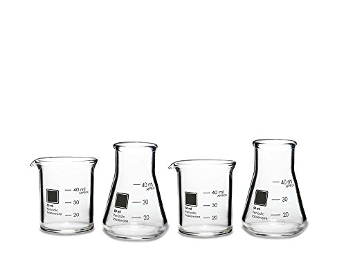 Product Cover Periodic Tableware Laboratory Shot Glasses