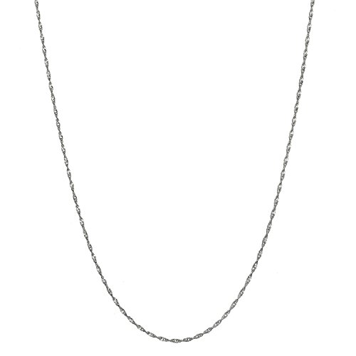 Product Cover Bling For Your Buck Sterling Silver 1.5mm Italian Twisted Curb Chain Necklace 16