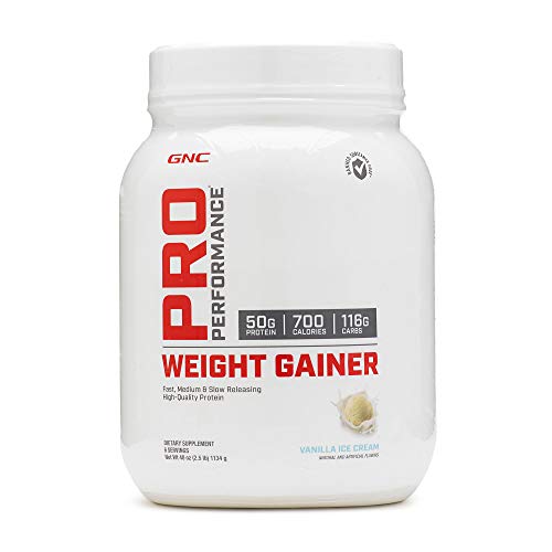 Product Cover GNC Pro Performance Weight Gainer, Vanilla Ice Cream, 3 lb(s)