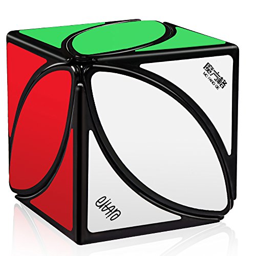 Product Cover D-FantiX Qiyi Mofangge Ivy Cube FengYe Skewb Cube Puzzles Eitan Ivy Leaf Cube Black