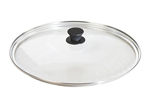 Product Cover Lodge Tempered Glass Lid (15 Inch) - Fits Lodge 15 Inch Cast Iron Skillets and 14 Inch Cast Iron Woks