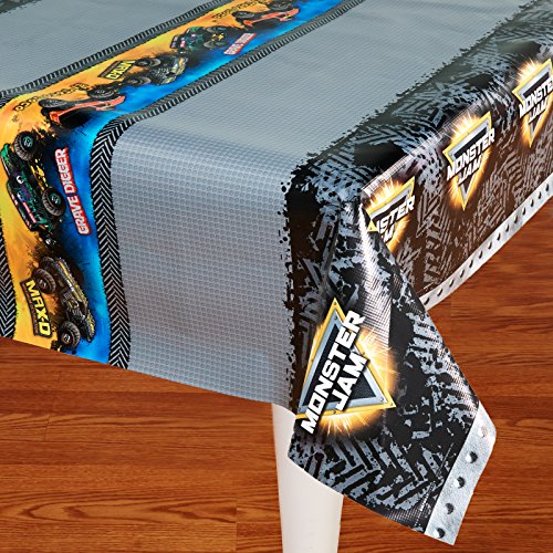 Product Cover BirthdayExpress Monster Jam Party Supplies Decoration Plastic Table Cover