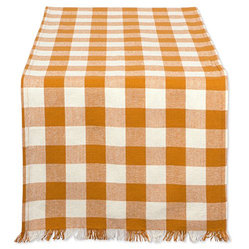Product Cover DII CAMZ37580 HVYW FRING TR CHECK 14X72, Checkered Pumpkin Spice