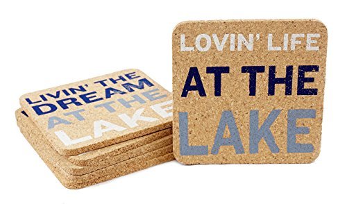 Product Cover DEI 50519 Lake Sayings Coasters, 4