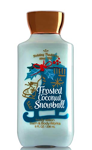 Product Cover Bath and Body Works Frosted Coconut Snowball Body Lotion 8 Ounce Full Size