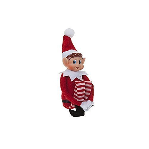 Product Cover Elves Behavin' Badly 12 inch long leg soft body vinyl face elf with hat & tag