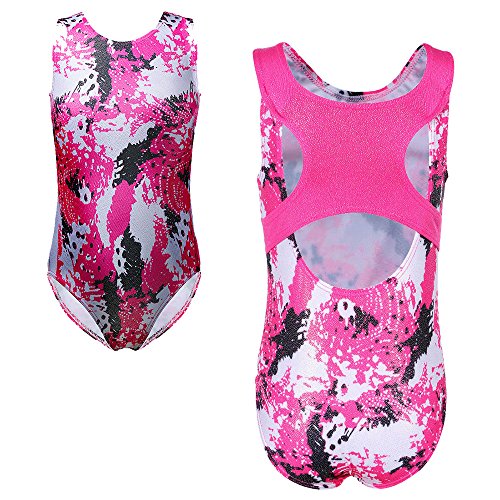 Product Cover TFJH E Gymnastics Leotards for Girls Sparkle Athletic Clothes Activewear One-piece