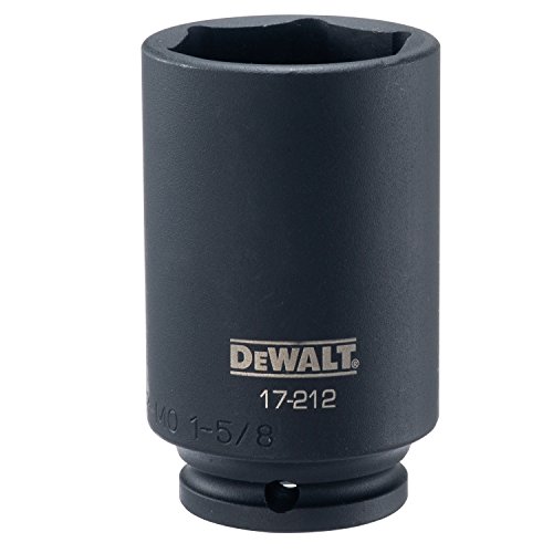 Product Cover DEWALT Deep Impact Socket, SAE, 1/2-Inch Drive, 1-5/8-Inch (DWMT17212B)