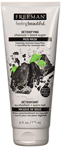 Product Cover Freeman Charcoal & Black Sugar Mud Mask,6 ounce