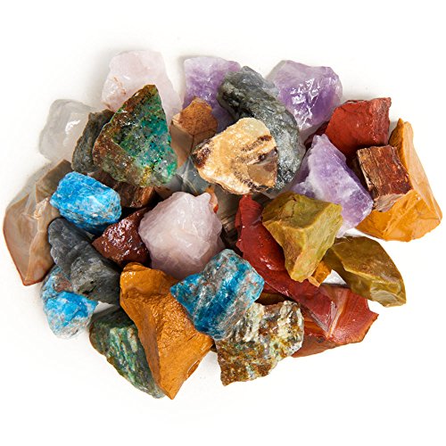 Product Cover Digging Dolls: 4 lbs Natural 12 Stone Madagascar Rough Stone Mix - Large Size - 1