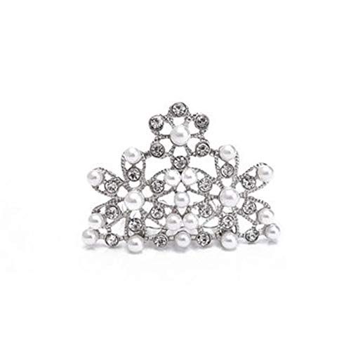 Product Cover Utopiat Mini Pearl Tiara Hair Piece Costume Girls Inspired By Breakfast At Tiffany