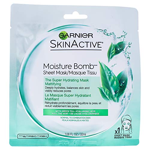 Product Cover Garnier SkinActive Moisture Bomb The Super Hydrating Mattifying Sheet Mask,